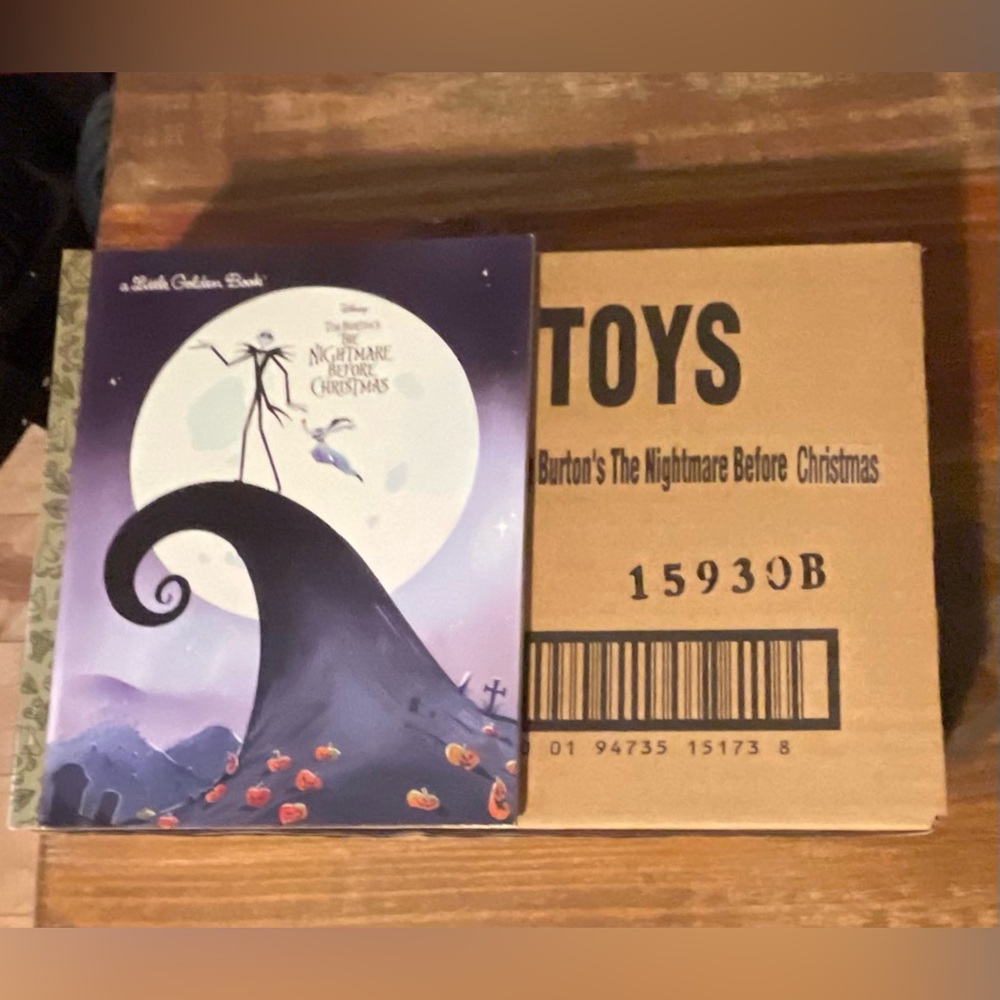 ✨ NEW✨2 Items✨Nightmare Before Christmas Little People & Golden Book - Picture 6 of 6